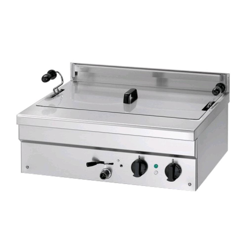 Friggitrice elettrica per pasticceria da banco 1 vasca 21 LT L 700 mm x P  650 mm x H 285 mm - mod. EFP621V