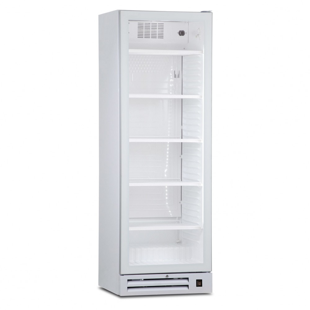 Frigo Vetrina Bibite - Bianco - 342 Litri - [0 +10C°] - Cassetto  Retroilluminato